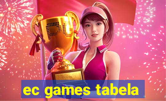 ec games tabela